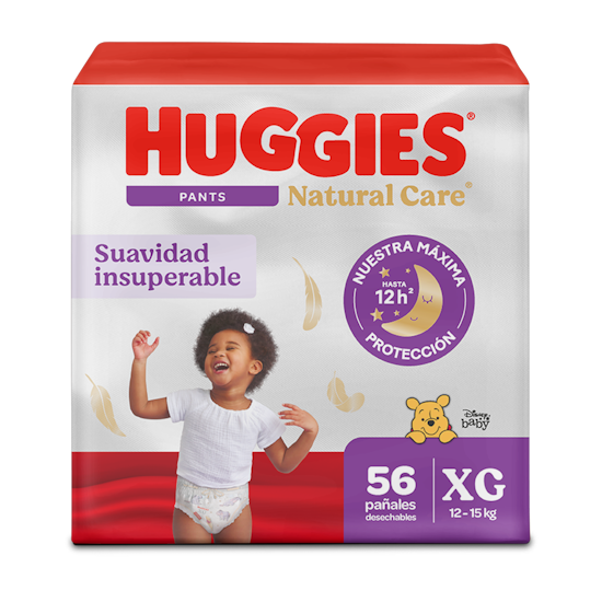 Pañales Huggies Natural Care Pants 4/XG 56U