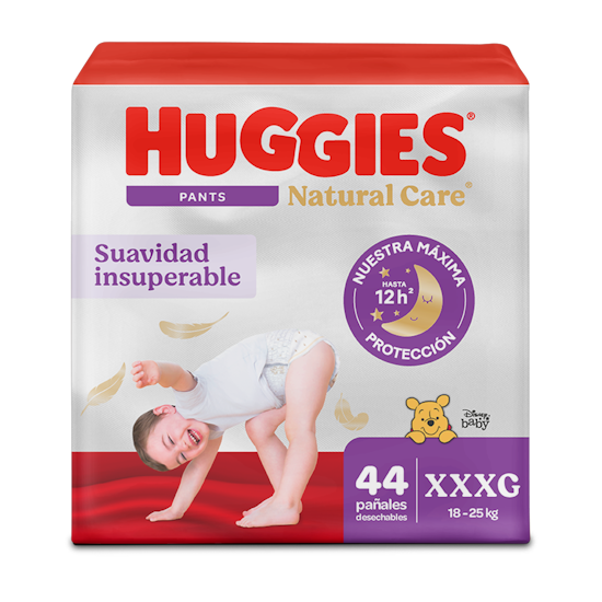 Pañales Huggies Natural Care Pants 6/XXXG 44U