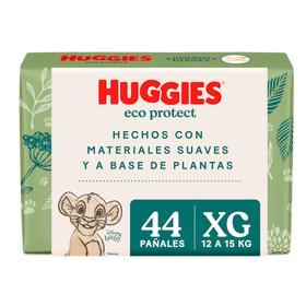 Pañales Huggies Eco Protect 4/XG 44U