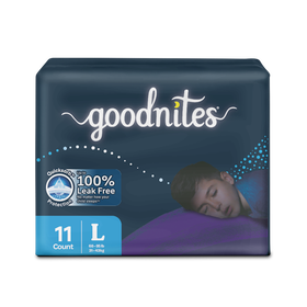 Pantaloncitos Goodnites Niño, Talla G, 11 uds