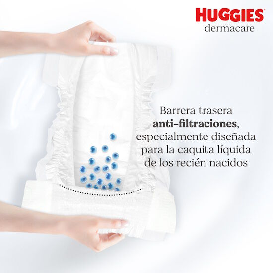 Pañales Huggies Dermacare 2/M 58U