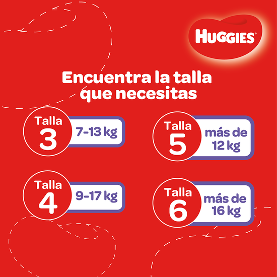 Pañales Huggies Little Movers (Tallas 3-4-5-6)