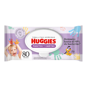 Toallitas Húmedas Manitos y Caritas,80 uds