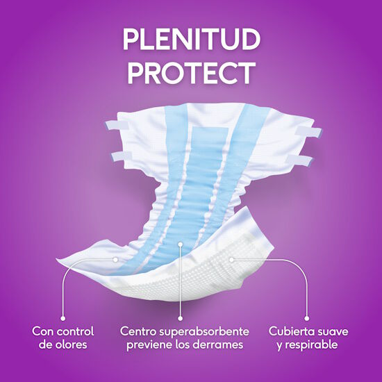 Pañales para Adulto Plenitud Protect M 40U