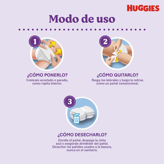 Pañales Huggies Natural Care Pants 4/XG 56U
