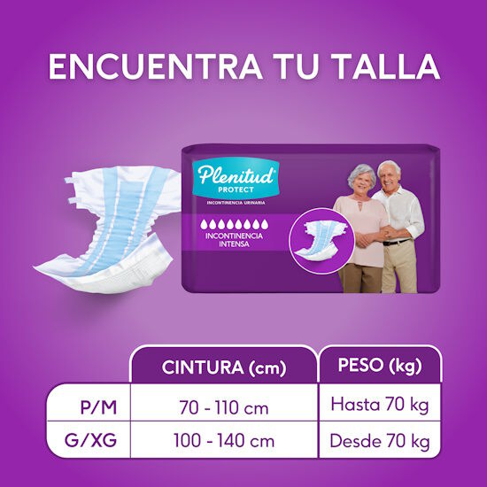 Pañales para Adulto Plenitud Protect M 40U