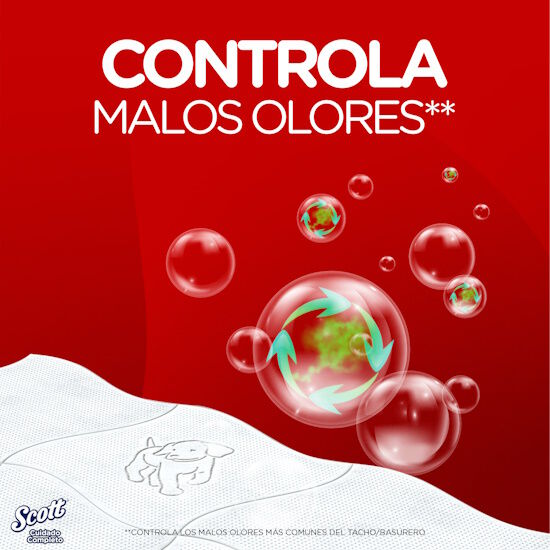 Papel Higiénico Scott Cuidado Completo Triple Hoja 6R