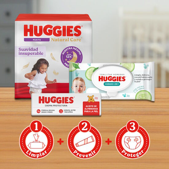 Pañales Huggies Natural Care Pants 4/XG 56U