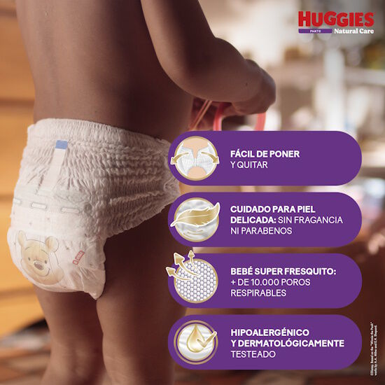 Pañales Huggies Natural Care Pants 4/XG 56U