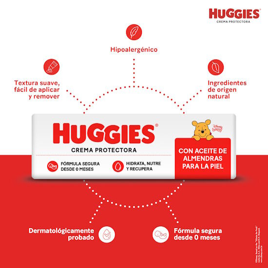 Crema Protectora Huggies, 80gr