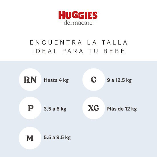 Pañales Huggies Dermacare 2/M 58U